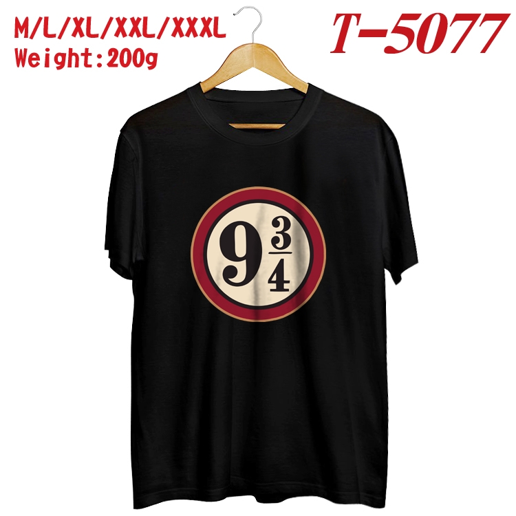 Harry Potter Anime digital printed cotton T-shirt  T-5077