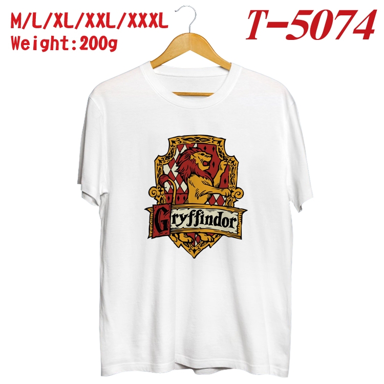 Harry Potter Anime digital printed cotton T-shirt T-5074