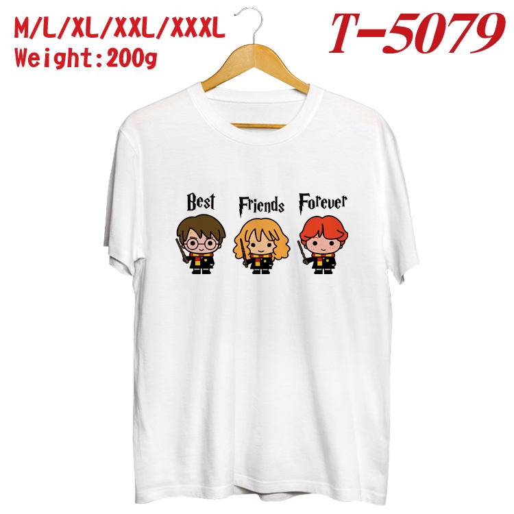 Harry Potter Anime digital printed cotton T-shirt T-5079