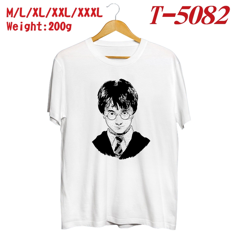 Harry Potter Anime digital printed cotton T-shirt T-5082