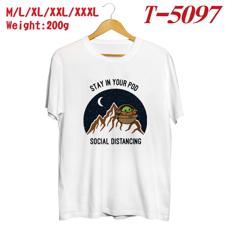 Star Wars Anime digital printed cotton T-shirt T-5097