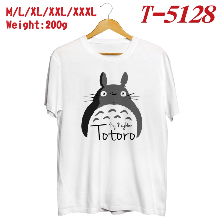 TOTORO Anime digital printed cotton T-shirt T-5128