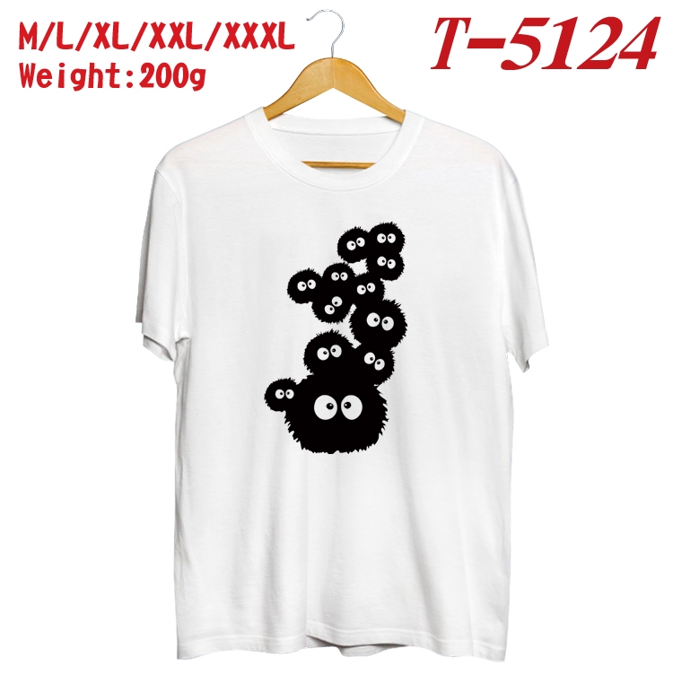 TOTORO Anime digital printed cotton T-shirt T-5124