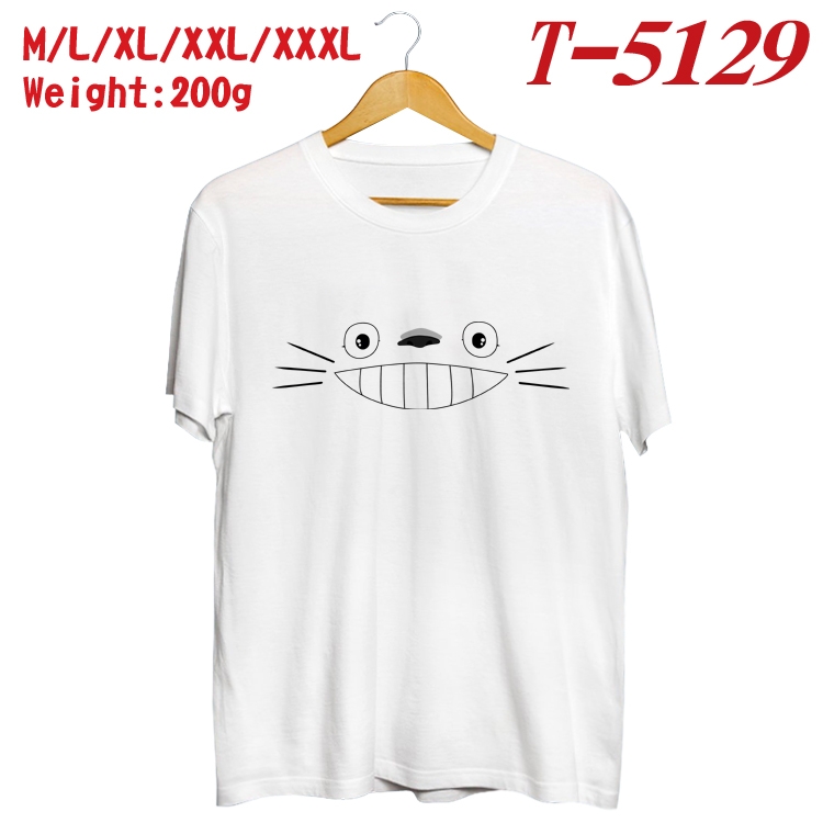 TOTORO Anime digital printed cotton T-shirt T-5129
