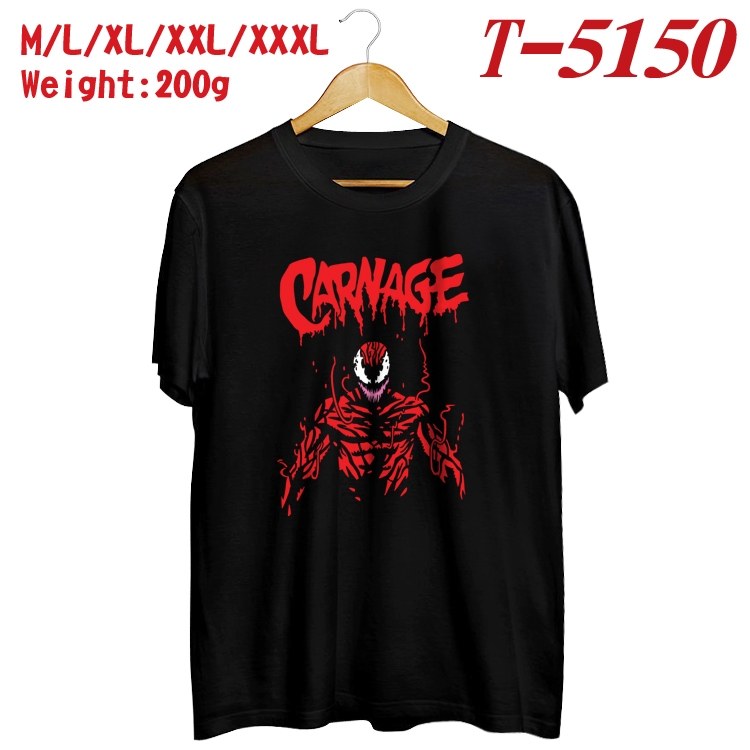 Venom Anime digital printed cotton T-shirt T-5150