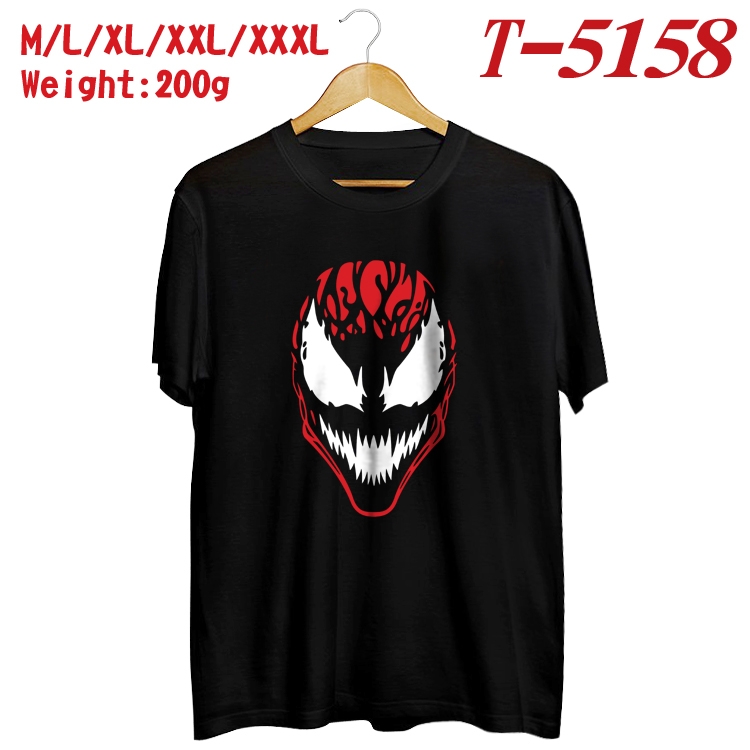 Venom Anime digital printed cotton T-shirt T-5158