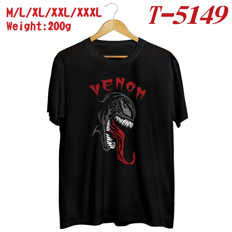 Venom Anime digital printed cotton T-shirt T-5149