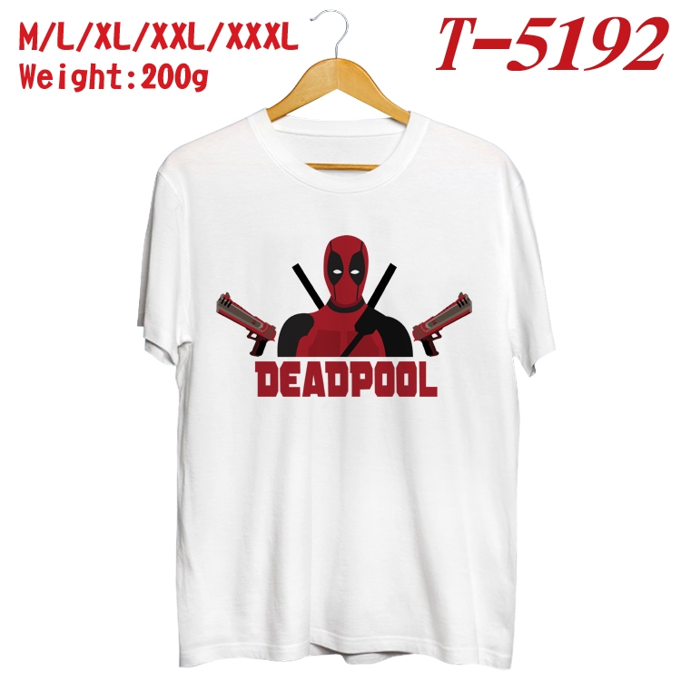 Marvel Anime digital printed cotton T-shirt T-5192