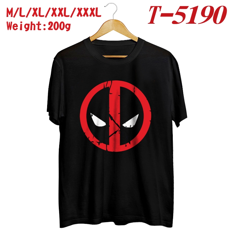 Marvel Anime digital printed cotton T-shirt T-5190