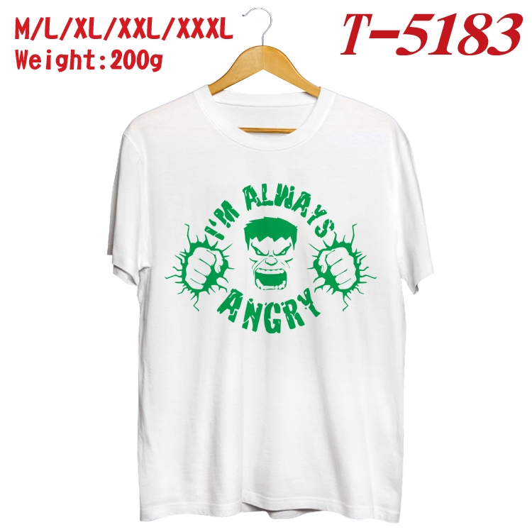 Marvel Anime digital printed cotton T-shirt T-5183