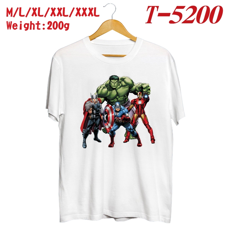 Marvel Anime digital printed cotton T-shirt T-5200