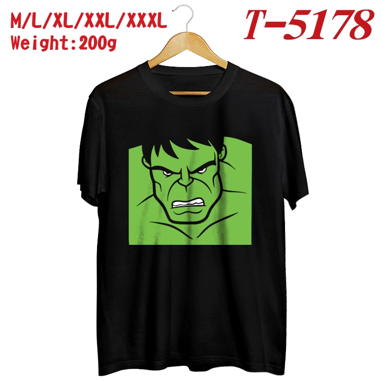 Marvel Anime digital printed cotton T-shirt T-5178