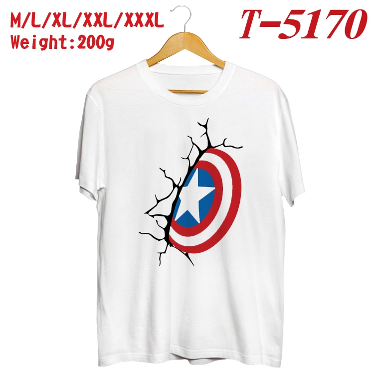 Marvel Anime digital printed cotton T-shirt T-5170
