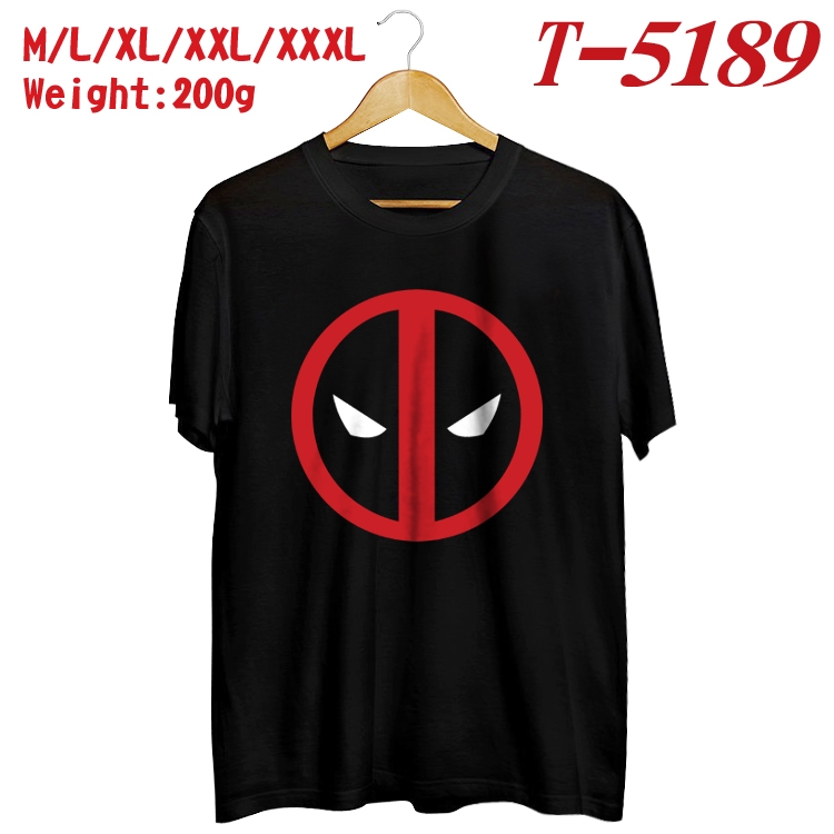 Marvel Anime digital printed cotton T-shirt T-5189