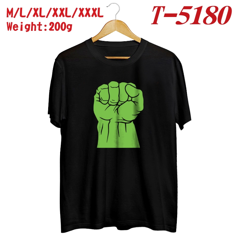 Marvel Anime digital printed cotton T-shirt T-5180