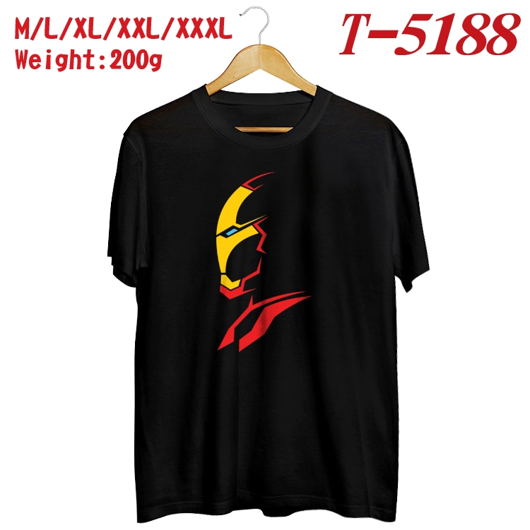 Marvel Anime digital printed cotton T-shirt T-5188