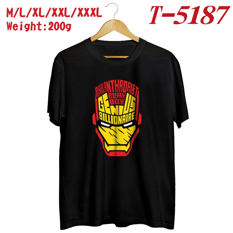 Marvel Anime digital printed cotton T-shirt T-5187