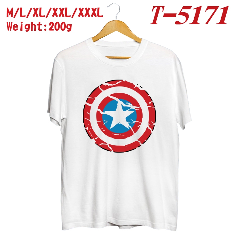 Marvel Anime digital printed cotton T-shirt T-5171