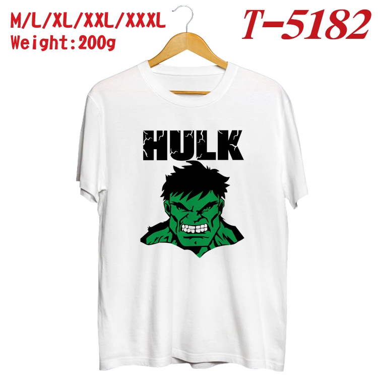 Marvel Anime digital printed cotton T-shirt T-5182