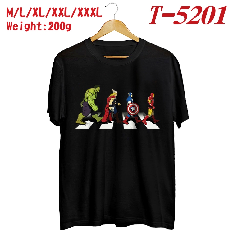 Marvel Anime digital printed cotton T-shirt T-5201