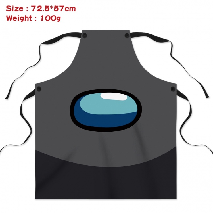 Among-us Anime creative digital printing apron Style 9