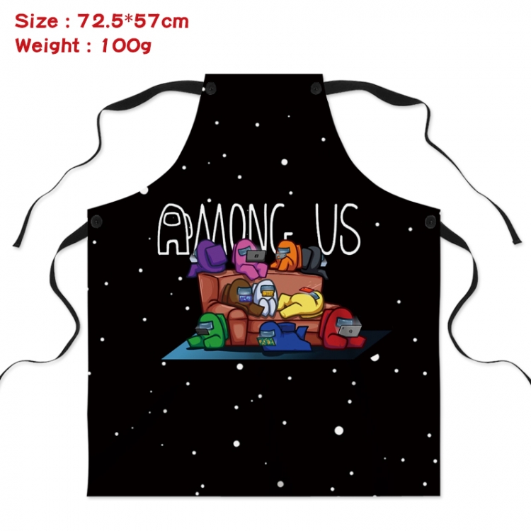 Among-us Anime creative digital printing apron Style 20