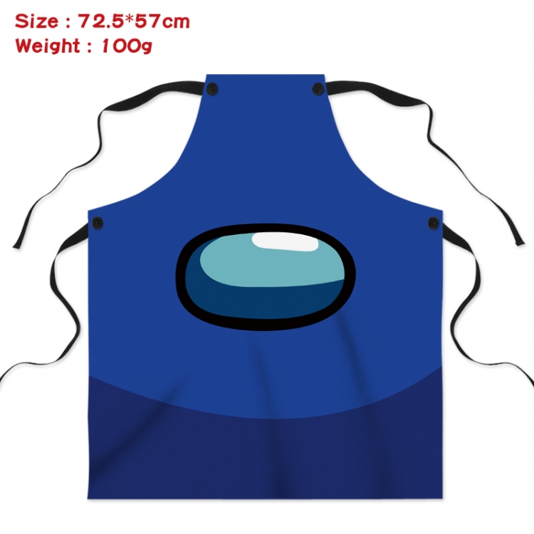 Among-us Anime creative digital printing apron Style 2