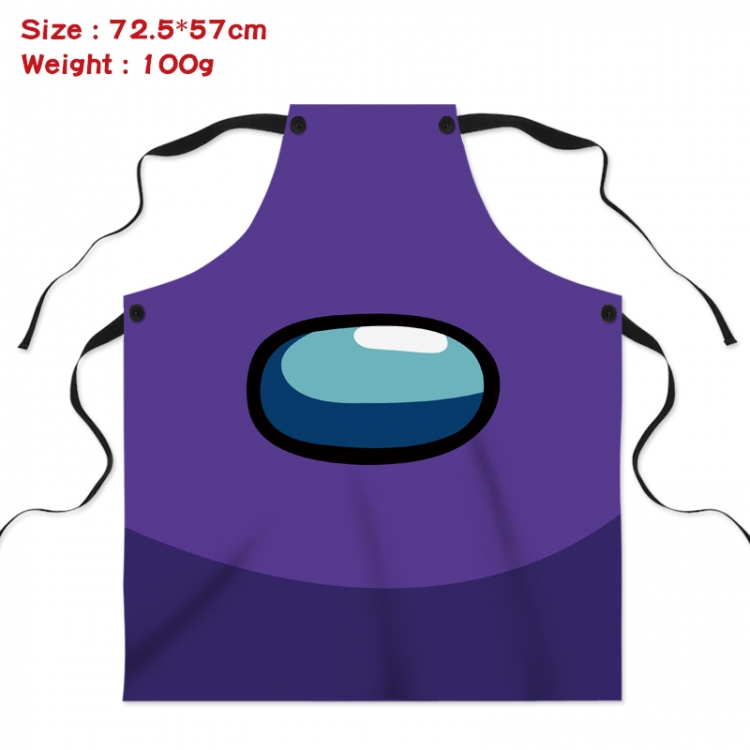 Among-us Anime creative digital printing apron Style 5