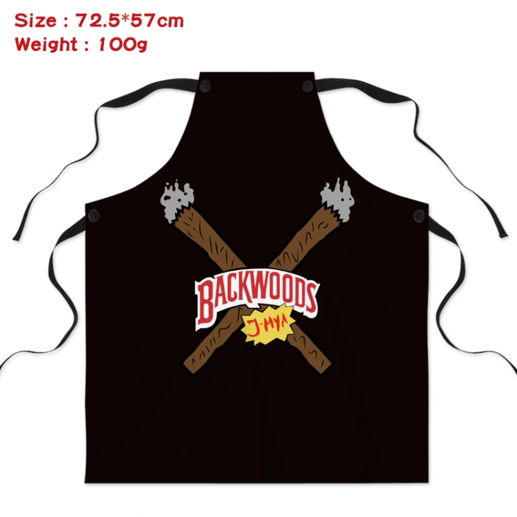 BACKWOODS Anime creative digital printing apron Style 4