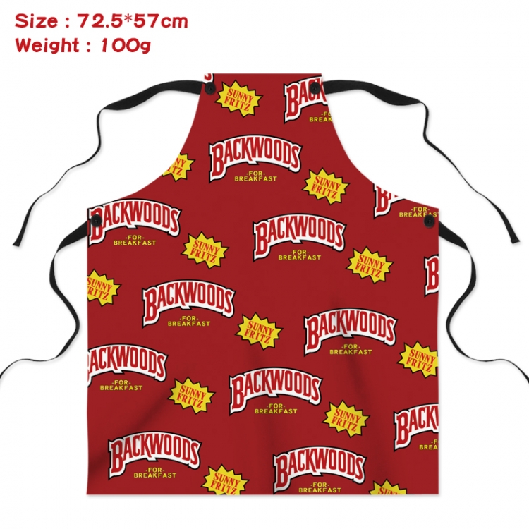 BACKWOODS Anime creative digital printing apron Style 2