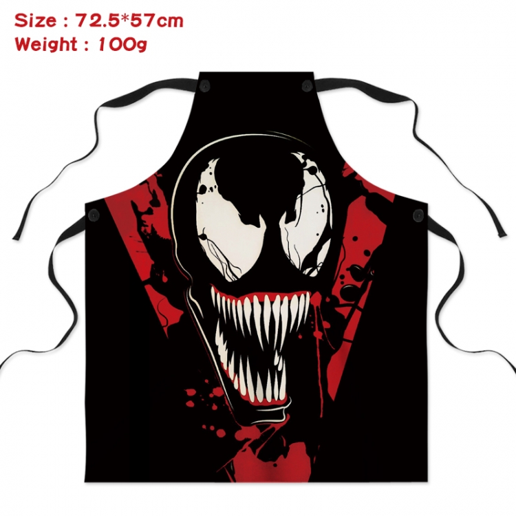 Venom Anime creative digital printing apron Style 5