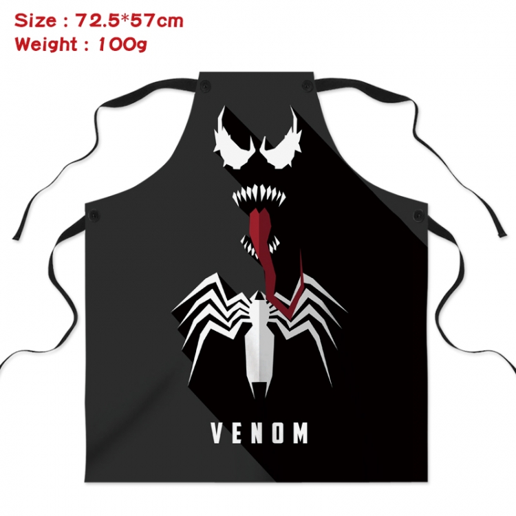 Venom Anime creative digital printing apron Style 2