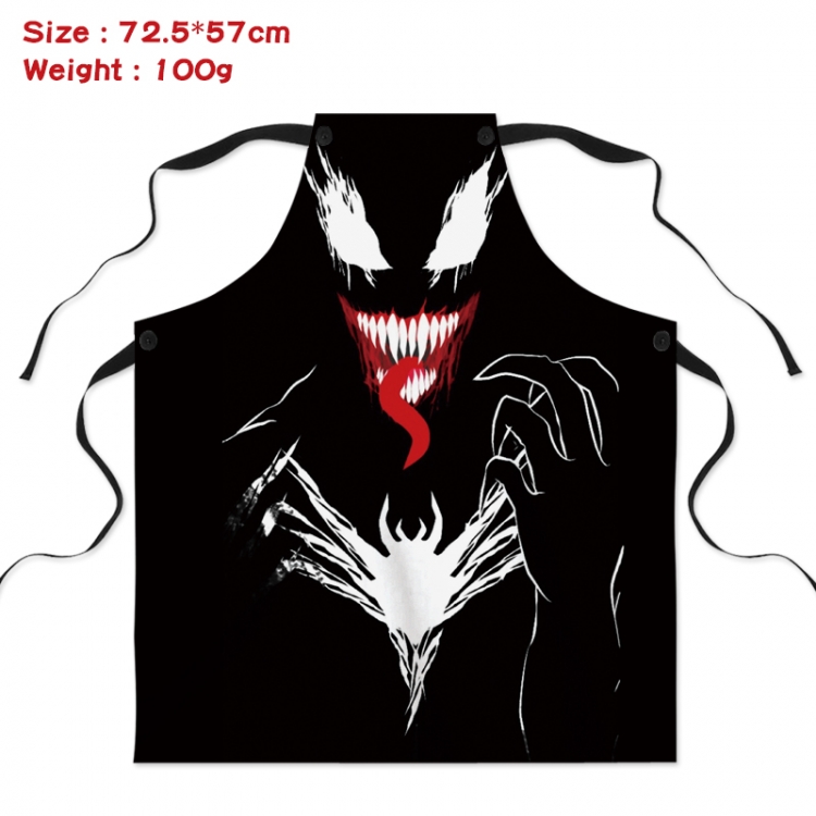 Venom Anime creative digital printing apron Style 3