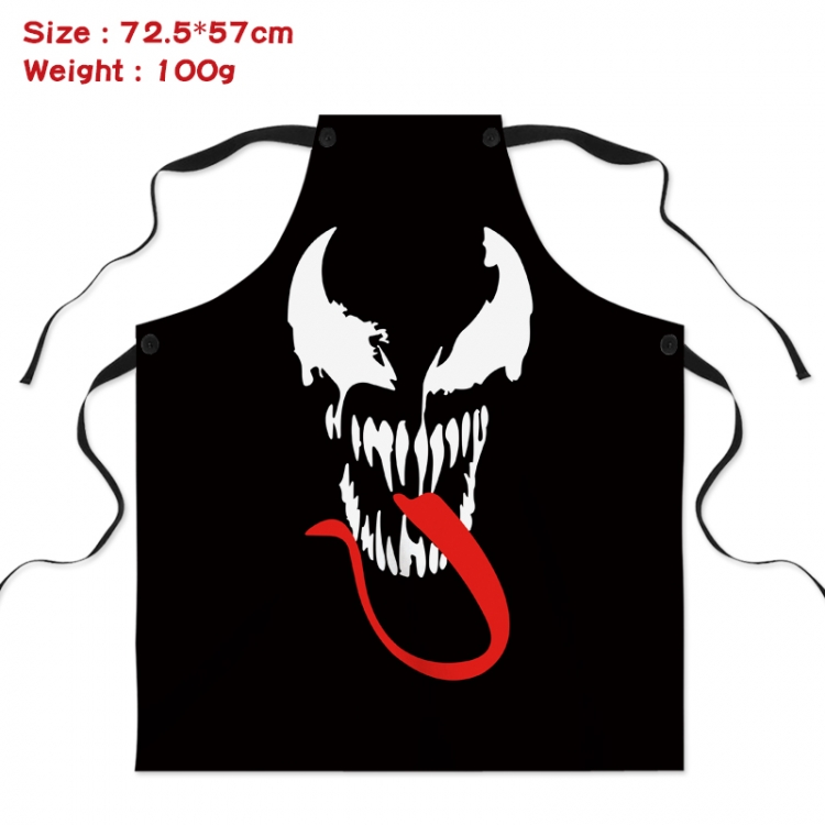 Venom Anime creative digital printing apron Style 1