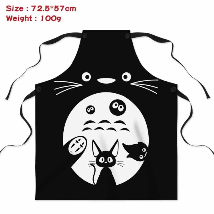 TOTORO Anime creative digital printing apron Style 7