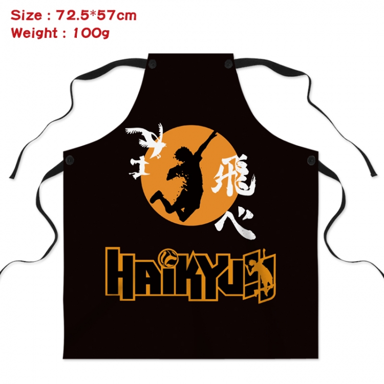 Haikyuu!! Anime creative digital printing apron Style 5