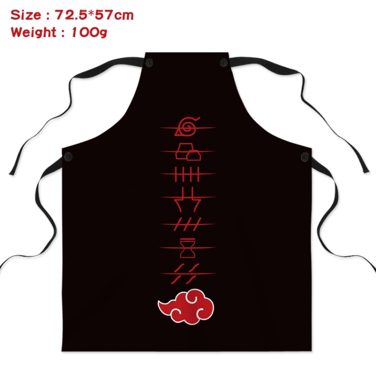 Naruto Anime creative digital printing apron Style 2