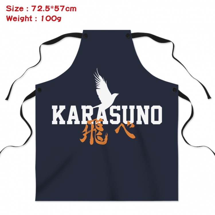 Haikyuu!! Anime creative digital printing apron Style 3