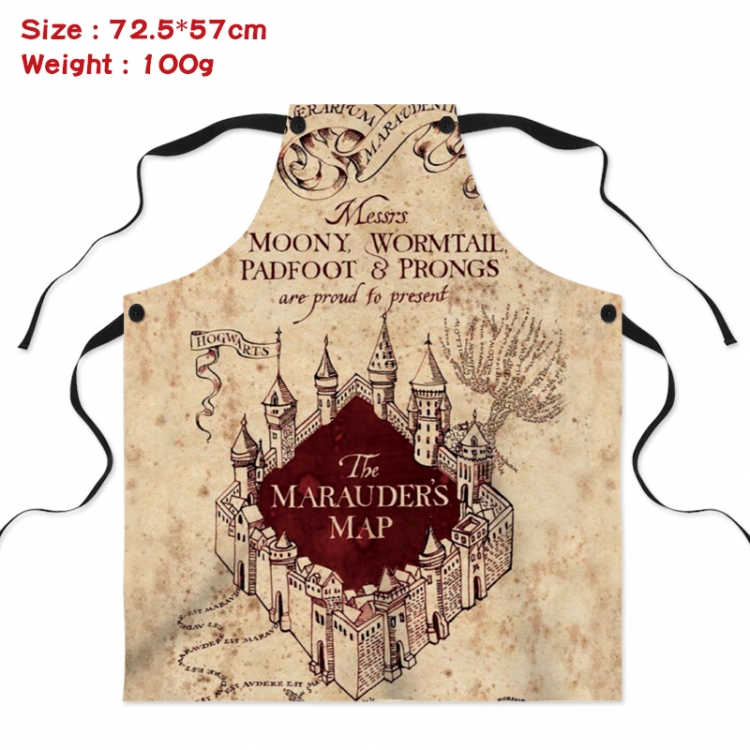 Harry Potter Anime creative digital printing apron Style 2