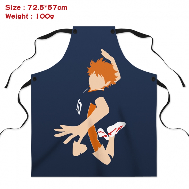 Haikyuu!! Anime creative digital printing apron Style 1