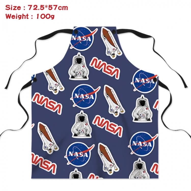 NASA Anime creative digital printing apron Style  4