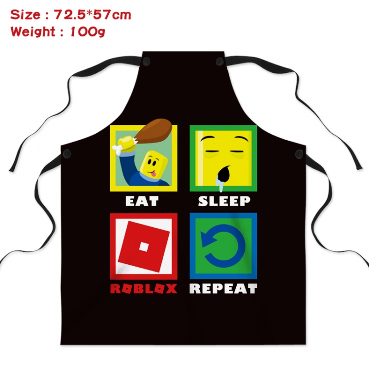 Roblox Anime creative digital printing apron Style 4