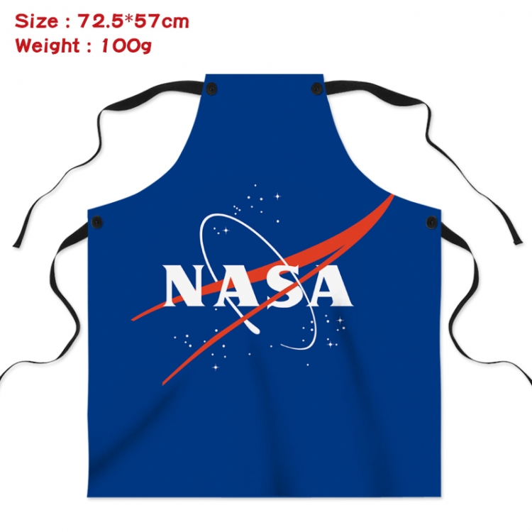 NASA Anime creative digital printing apron Style  2