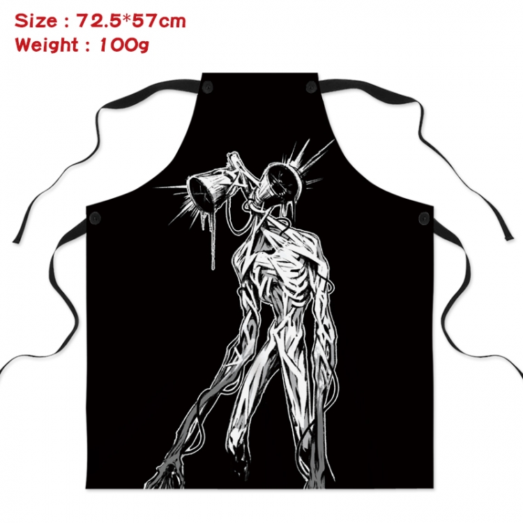 Siren Head Anime creative digital printing apron Style 2