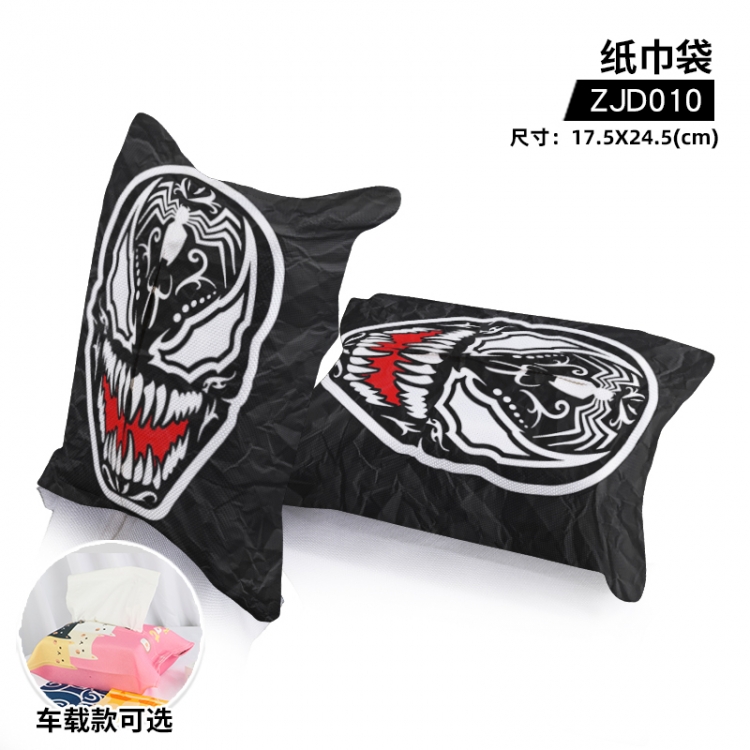 Venom Anime cloth tissue bag Single model can be customized ZJD010