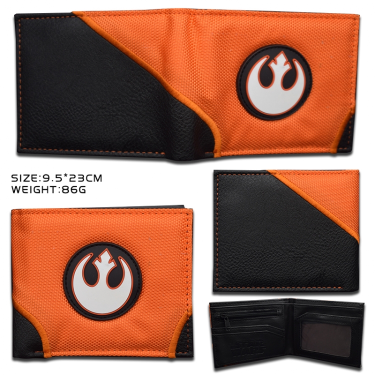 Star Wars Two fold pu leather wallet 9.5x23cm