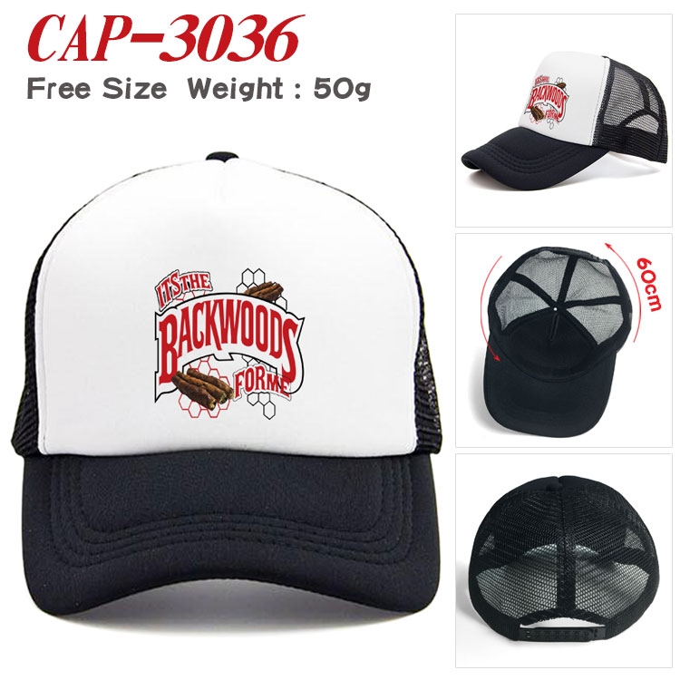 BACKWOODS Anime print outdoor leisure cap CAP3036