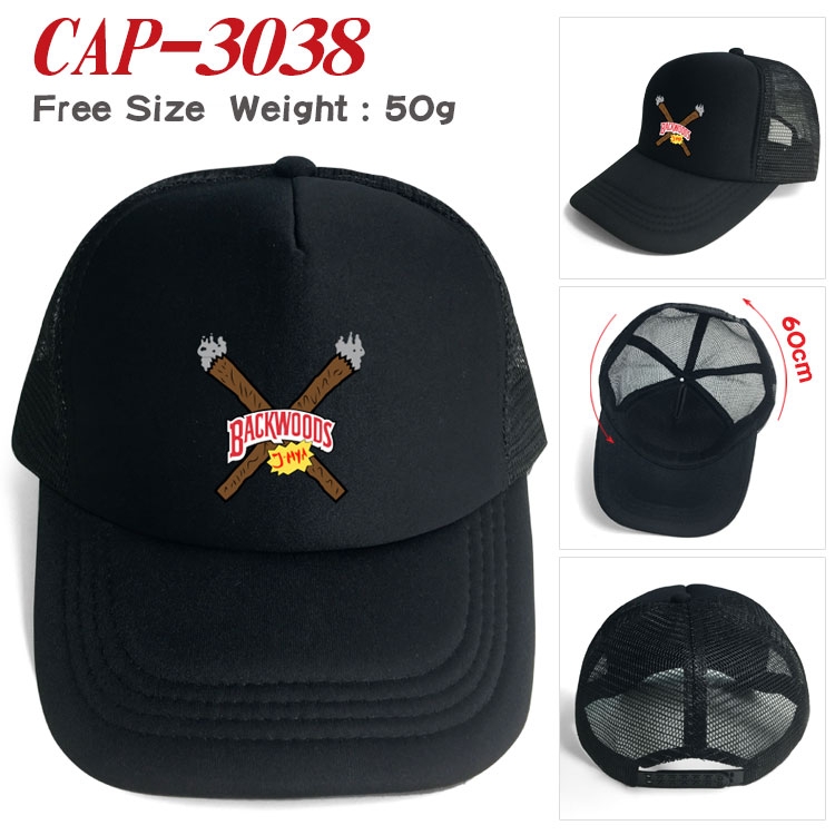 BACKWOODS Anime print outdoor leisure cap CAP3038