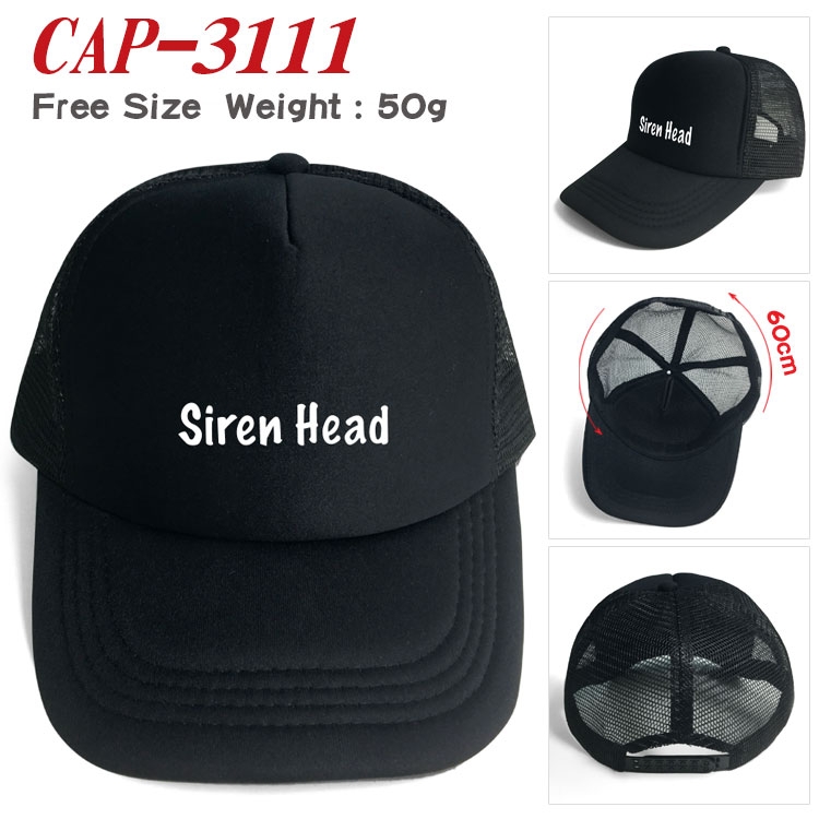 Siren Head Anime print outdoor leisure cap CAP3111