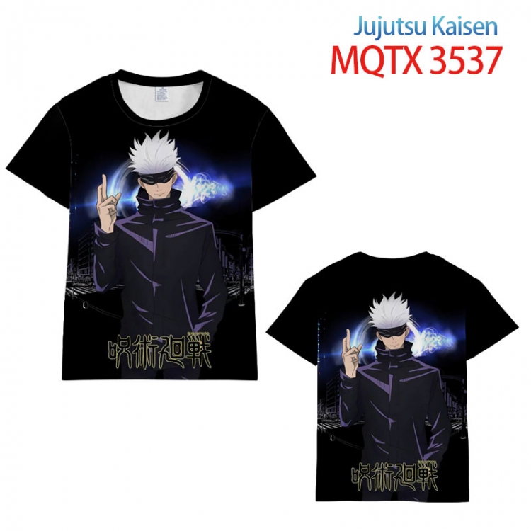 Jujutsu Kaisen Full color printed short sleeve T-shirt from  S to 5XL MQTX3537